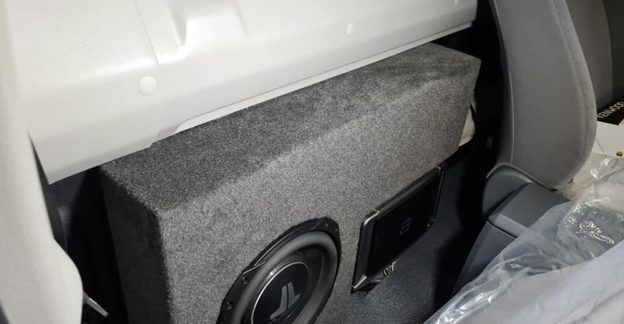 Closer Look Of A Newly Installed Car Audio